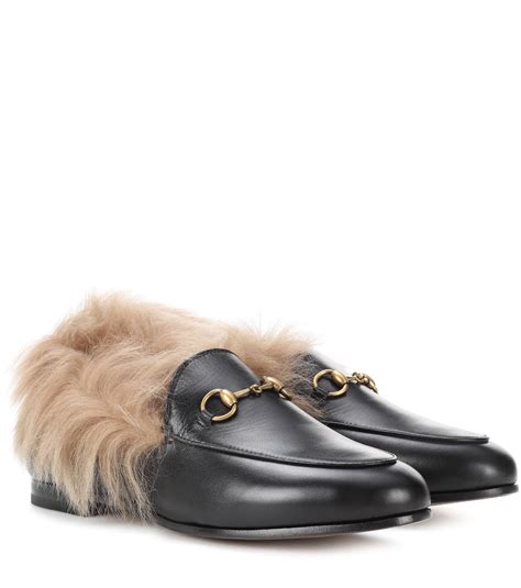 gucci chunky loafers womens|Gucci fur loafer.